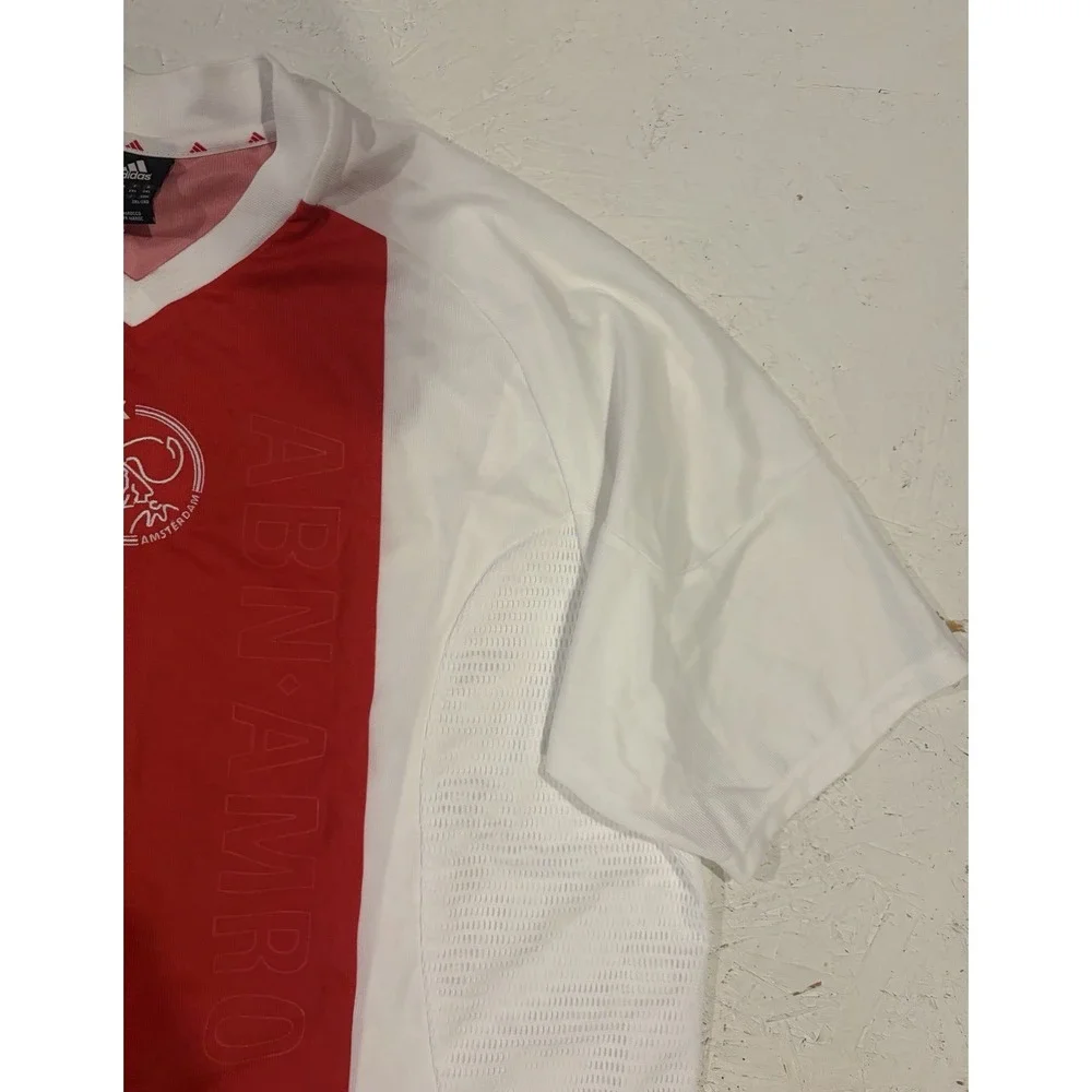 Ajax Amsterdam 2001/02 Home Shirt Adidas ABN AMRO Vintage Football Jersey 2XL